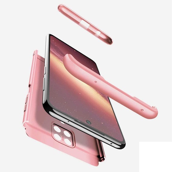 Xiaomi Redmi Note 9S Kılıf CaseUp Triple Deluxe Shield Gold 4